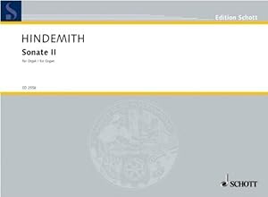 SCHOTT HINDEMITH PAUL - SONATA II - ORGAN Partition classique Piano - instrument _ clavier Orgue