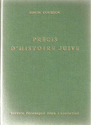 Pr_cis d'histoire juive [Cartonn_] by Simon Doubnov