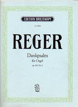 Partitions classique EDITION BREITKOPF REGER MAX - SIEBEN ORGELSTUCKE OP.145 NR.2 - ORGAN Orgue