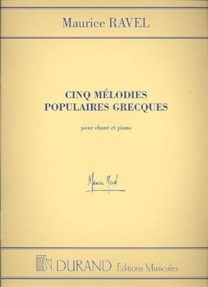 M_lodies populaires grecques (5)-Fr/Ang - Mez/Po [Partition] by Ravel M