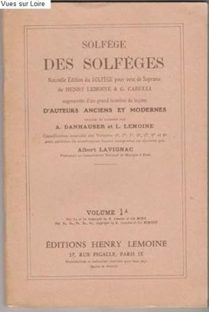 Solfège des solfèges Volume 1A [Broché] by LAVIGNAC, Albert