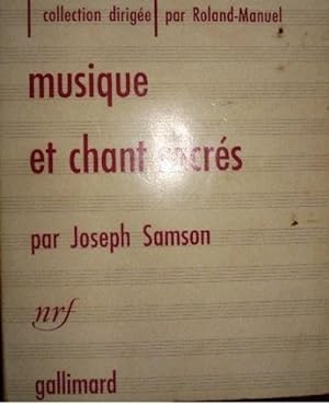 Musique et chants sacr_s by Samson Joseph