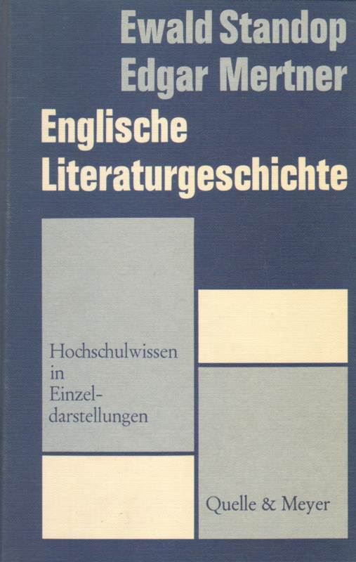 Englische Literaturgeschichte Hochschulwissen in Einzeldarstellungen.