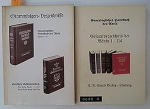 GENEALOGISCHES HANDBUCH DES ADELS / STAMMFOLGEN-VERZEICHNISSE: