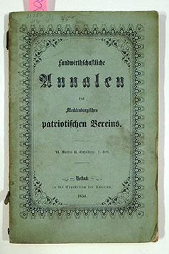 LANDWIRTHSCHAFTLICHE ANNALEN / DER BAUER UND DAS REICH - 3 TITEL //rrr