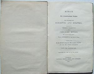 MEMOIR ON THE CONSTITUTIONAL RIGHTS - LONDON 1848