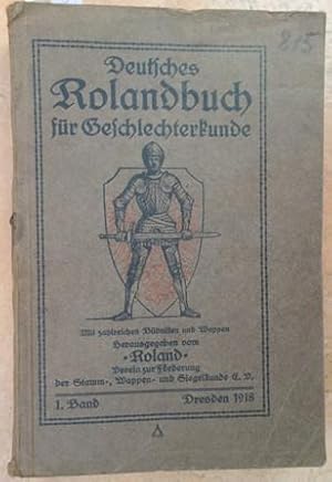 DEUTSCHES ROLANDSBUCH FÜR GESCHLECHTERKUNDE - 1918