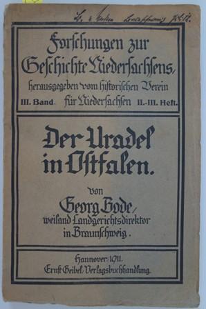 DER URADEL IN OSTFALEN