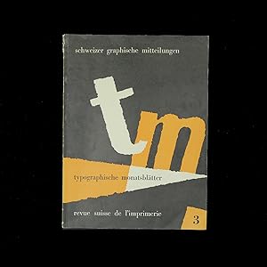 Typographische Monatsblätter TM 3 1953