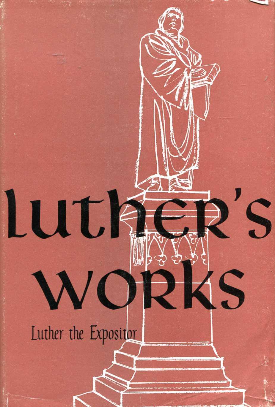 luthers works first edition abebooks luther s works index
