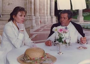 The Italian Actor Marcello Mastroianni with Marthe Keller