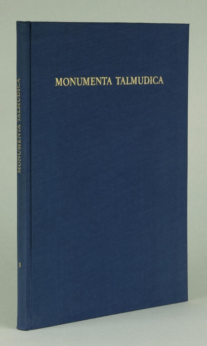 Monumenta Talmudica. Fünfter Band: Geschichte. I. Teil: Griechen und Römer. Erstes Heft: Traum und Traumdeutung.