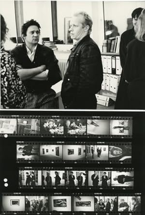 Galerie Heike Curtze, Düsseldorf. Vernissage 5. 11. 1987: Volkmar Schulz-Rumpold.