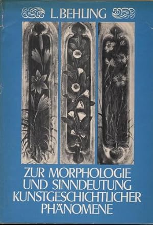Zur Morphologie und Sinndeutung kunstgeschichtlicher Phänomene. Beiträge zur Kunstwissenschaft.