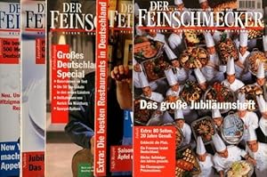 Der Feinschmecker. Reisen. Essen. Trinken. Geniessen. Heft 5, 9, 10, 11 u 12/1995.