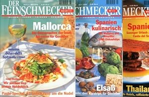 Der Feinschmecker. Reisen. Essen. Trinken. Geniessen. Heft 5/1998, Heft 2 u. Heft 4/1999.