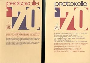 protokolle '70. Wiener Jahresschrift für Literatur, bildende Kunst und Musik. Herausgegeben von O...