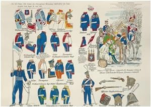 Heer und Tradition - (sogenannte Brauer-Uniformbogen) - handkoloriert: Polen,