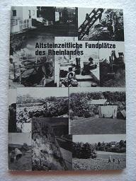 Altsteinzeitliche Fundplätze des Rheinlandes : zusammengestellt f. d. Tagung d. Hugo-Obermaier-Ge...