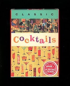 Classic Cocktails - Vintage Playing Card Ephemera: 96-Page Book (First Printing) and Two Decks of...
