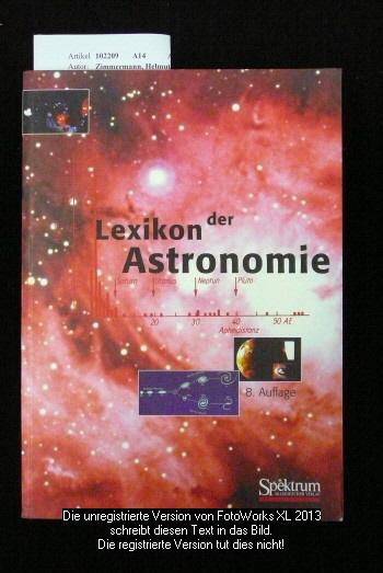 Lexikon der Astronomie. 8. Auflage,