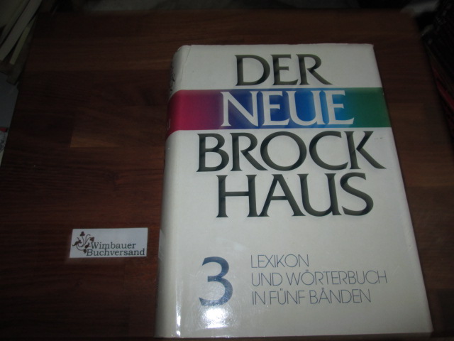 Der neue Brockhaus / Lexikon und Wörterbuch in fünf Bänden / 7. völlig neubearbeitete Aufl. / hier: Band 2 J-Neu