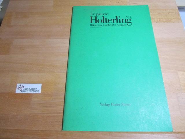 Le pauvre Holterling; Teil: Nr. 1