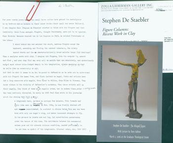 annotated essay by peter selz on stephen de annotated essay