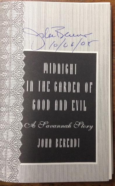 Midnight In The Garden Of Good And Evil By Berendt John The
