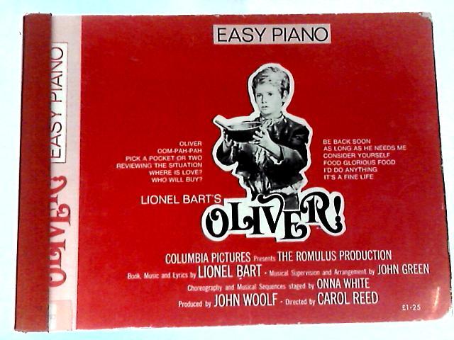 Lionel Bart's Oliver Easy Piano - Lionel Bart