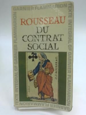 Rousseau J Du Contrat Social Abebooks - 