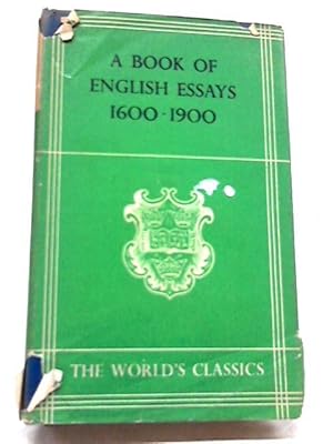english essays abebooks a book of english essays s v blackwell george washington essay paper also what is a thesis statement in an essay examples sample high school admission essays