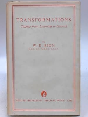 Transformations. Change from Learning to Growth