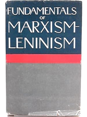 Fundamentals of marxism leninism manual