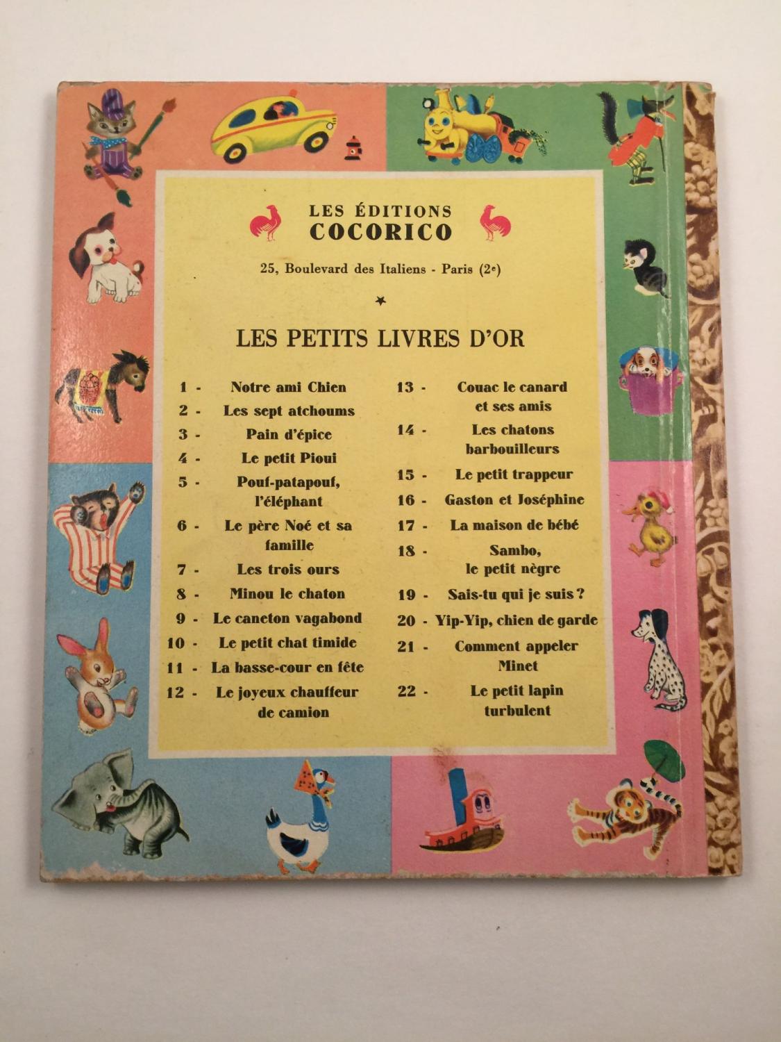 Sambo Le Petit Negre By Bannerman Helene And Illustrated By Gustave Tenggren 1950 Wellread Books A B A A