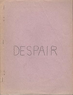 DESPAIR: Poems to Come Down By