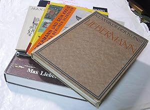 Max Liebermann. - Konvolut mit 6 Titeln: 1. Max Liebermann in seiner Zeit. Katalog der Ausstellun...