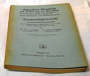 Strafverfahrensrecht und Strafvollstreckungsrecht unter Berücksichtigung des Führererlasses vom 2...