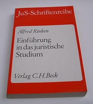 Einführung in das juristische Studium. - Schriftenreihe der Juristischen Schulung. Heft 9 -