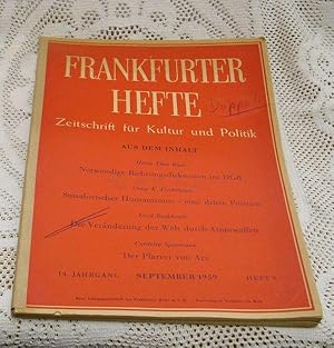 Sozialistischer Humanismus - eine dritte Position. In: Frankfurter Hefte. Zeitschrift für Kultur ...