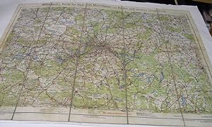 Mittelbach's Karte für Rad- und Motorfahrer von Berlin und weitere Umgebung. Maßstab 1: 300 000. ...