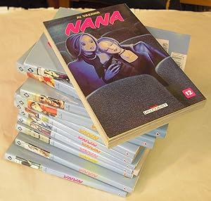 Manga. - Nana. French translation. - 12 books, 12 titles: Numéro 1, 2, 3, 4, 5, 6, 7, 9, 10, 11, ...