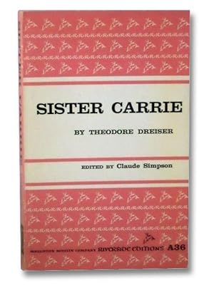 dreiser theodore sister carrie dreiser theodore sister carrie