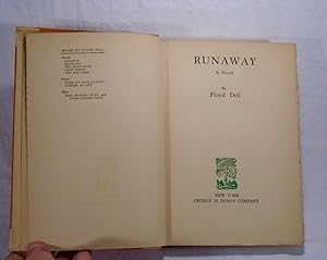Runaway by DELL, Floyd: George H. Doran Company (1925 ...