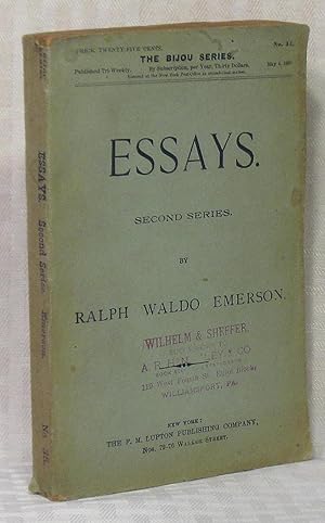 Essays in criticism first series