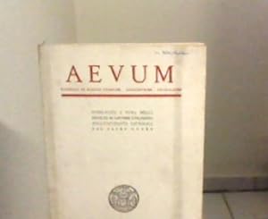 Aevum. Rassegna di scienze Storiche- Linguistiche - Filologiche. Anno XL, Maggio-Agosto 1966, FaS...
