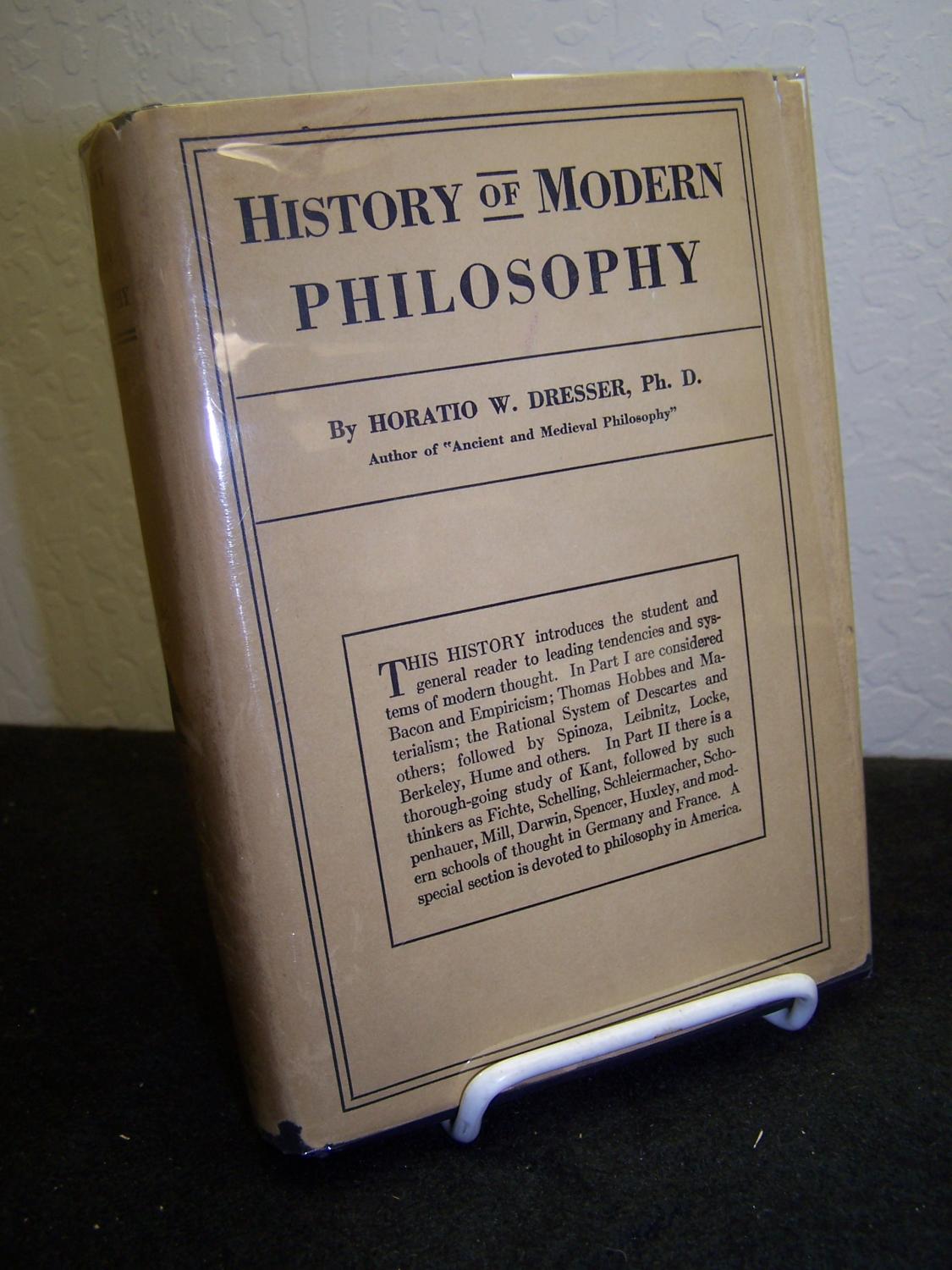 History of modern philosophy