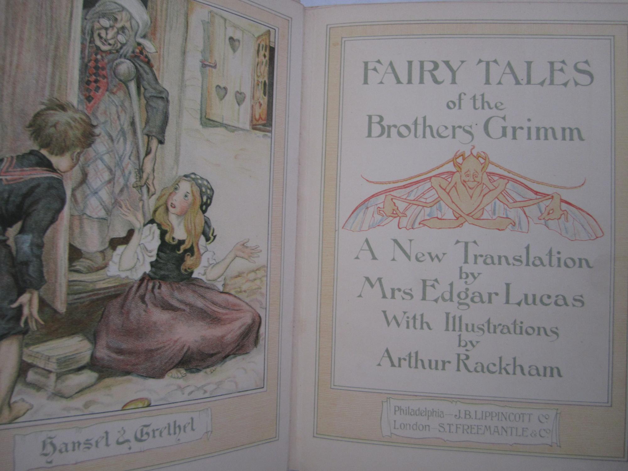 Fairy Tales Of The Brothers Grimm By Brothers Grimm London Freemantle