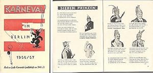 Karneval in Berlin 1956 / 57. Herausgegeben von der Berliner Große Karnevals-Gesellschaft von 194...