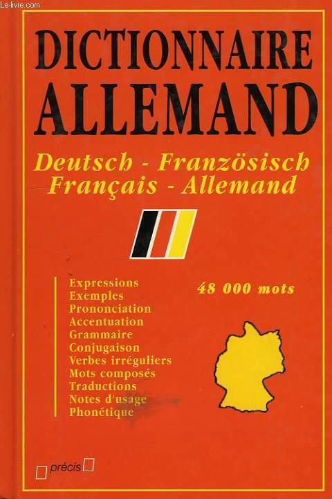 DICTIONNAIRE COLLINS FRANCAIS-ALLEMAND, ALLEMAND-FRANCAIS by SCHNORR ...